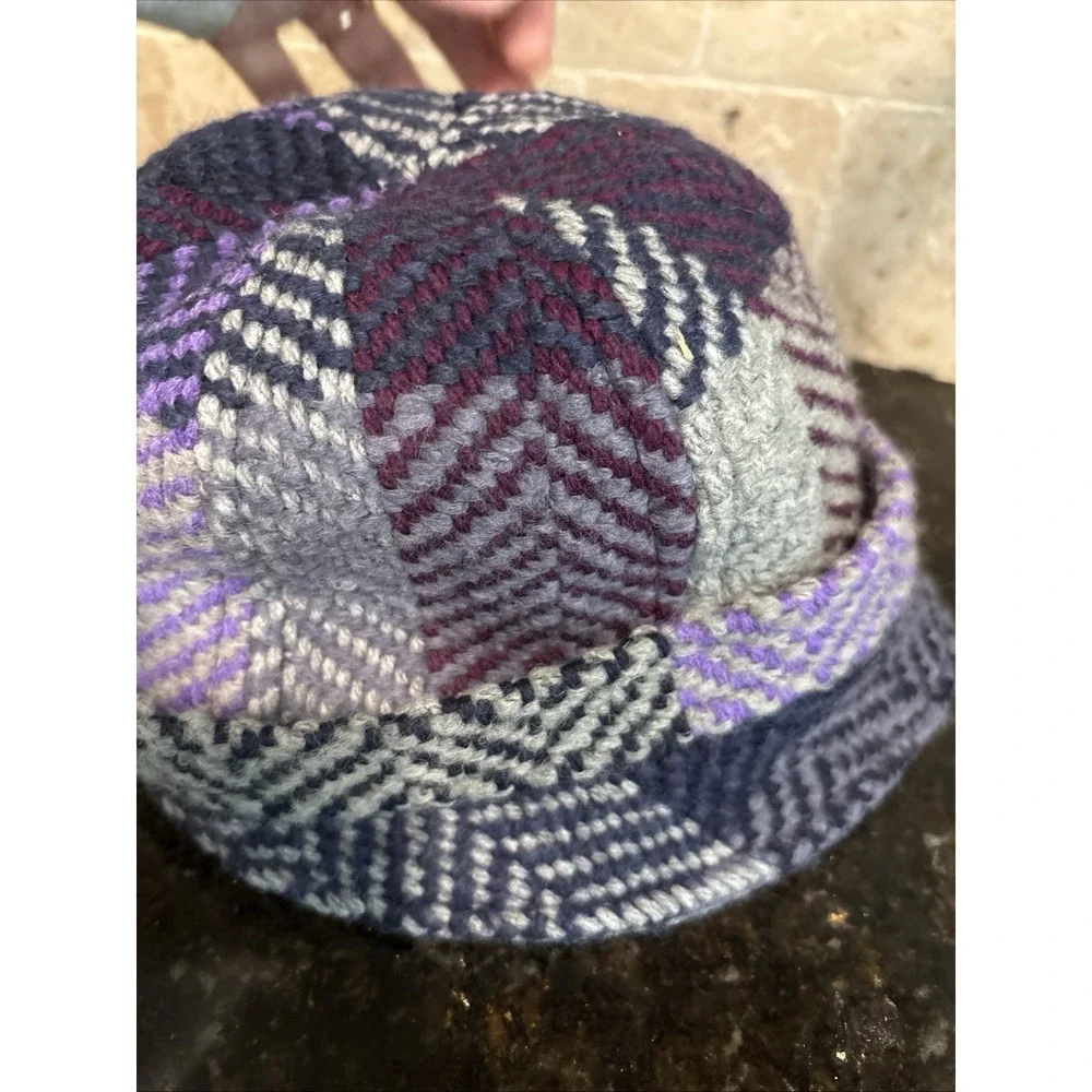 Aran Sweater Market Wool Patchwork Bucket Hat Multi Herringbone Tweed Ireland